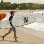 Bali - Prima lezione di  surf in Kuta beach